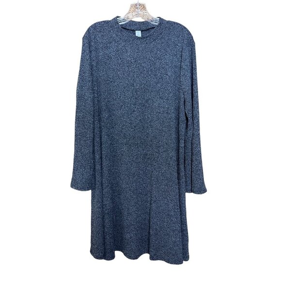 Old Navy Women's Charcoal Grey Long Sleeve Dress - Picture 2 of 7